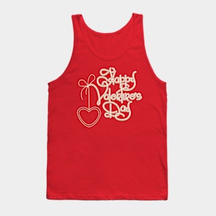 Happy Valentines Day Theme Tank Top